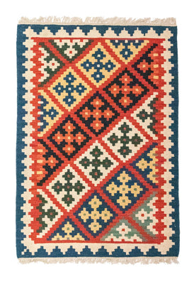 Alfombra Kelim - Oriental - 121 x 85 cm - multicolor