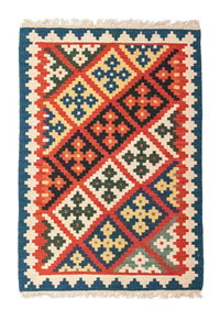 Alfombra Kelim - Oriental - 121 x 85 cm - multicolor