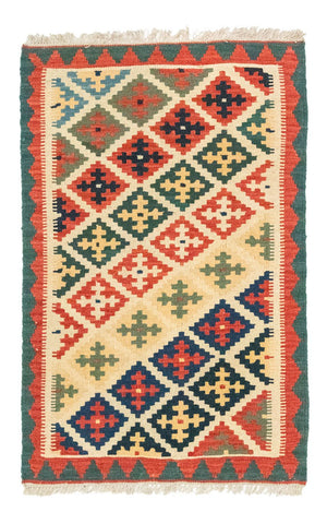Alfombra Kelim - Oriental - 127 x 80 cm - naranja