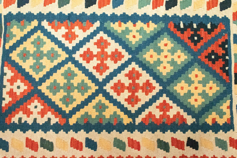 Alfombra Kelim - Oriental - 126 x 83 cm - azul