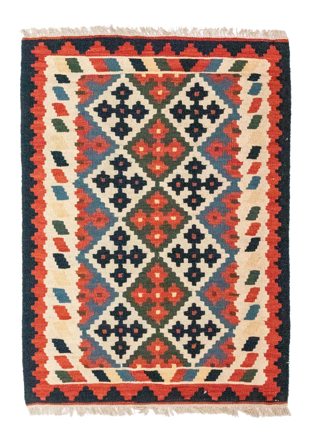 Alfombra Kelim - Oriental - 120 x 85 cm - beige