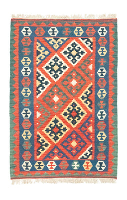 Alfombra Kelim - Oriental - 126 x 85 cm - naranja