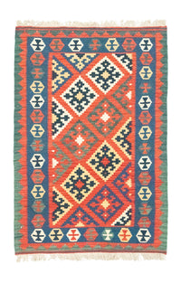 Alfombra Kelim - Oriental - 126 x 85 cm - naranja