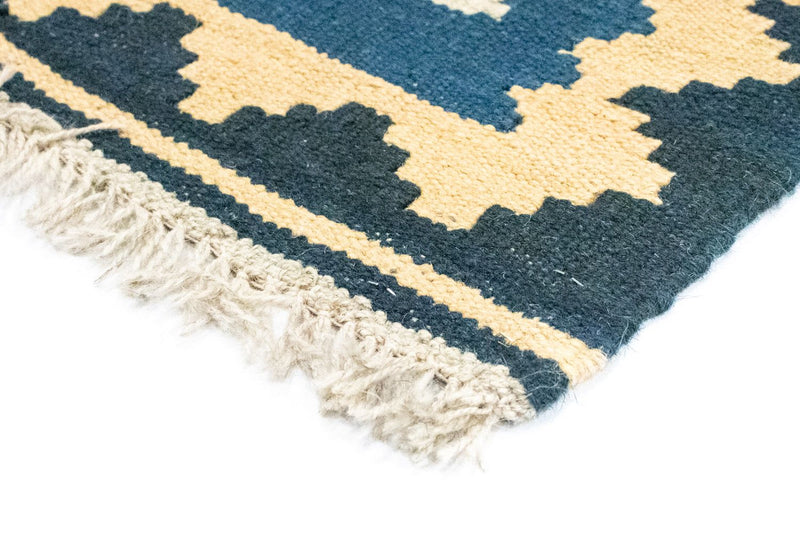 Alfombra Kelim - Oriental - 125 x 85 cm - azul