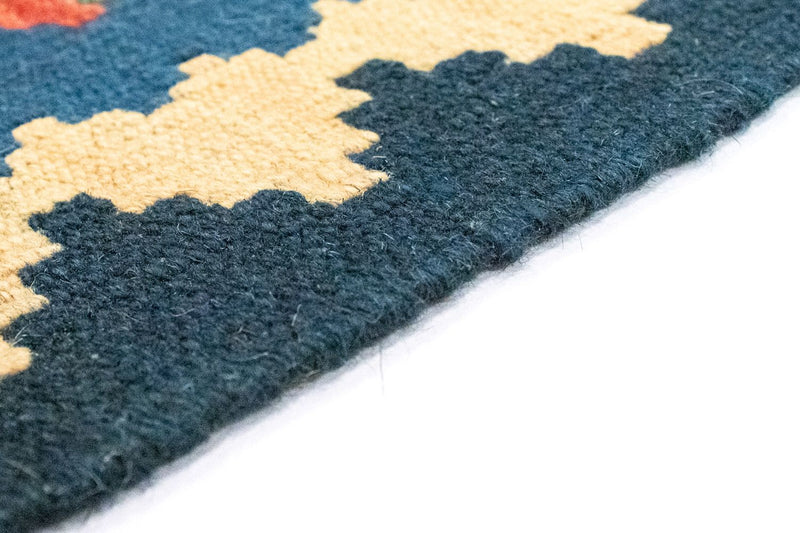 Alfombra Kelim - Oriental - 125 x 85 cm - azul
