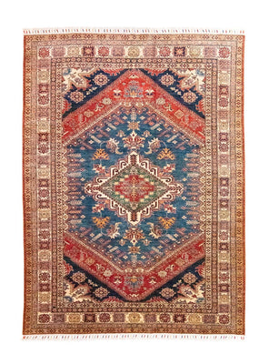 Alfombra Ziegler - Kazak - 292 x 206 cm - azul