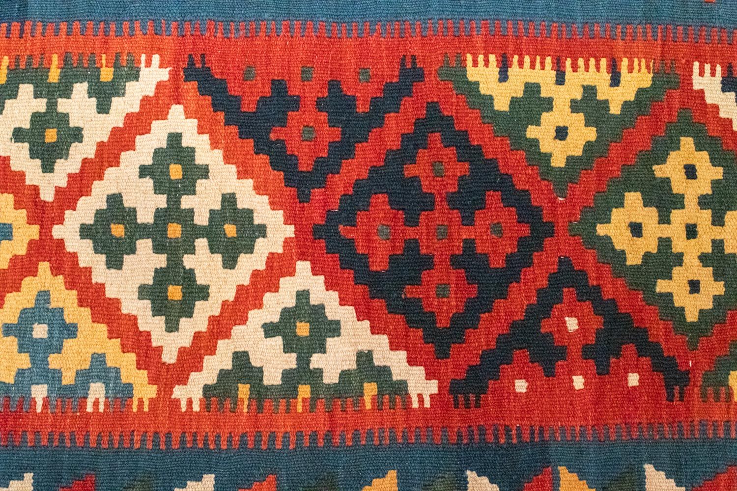 Alfombra Kelim - Oriental - 121 x 81 cm - rojo