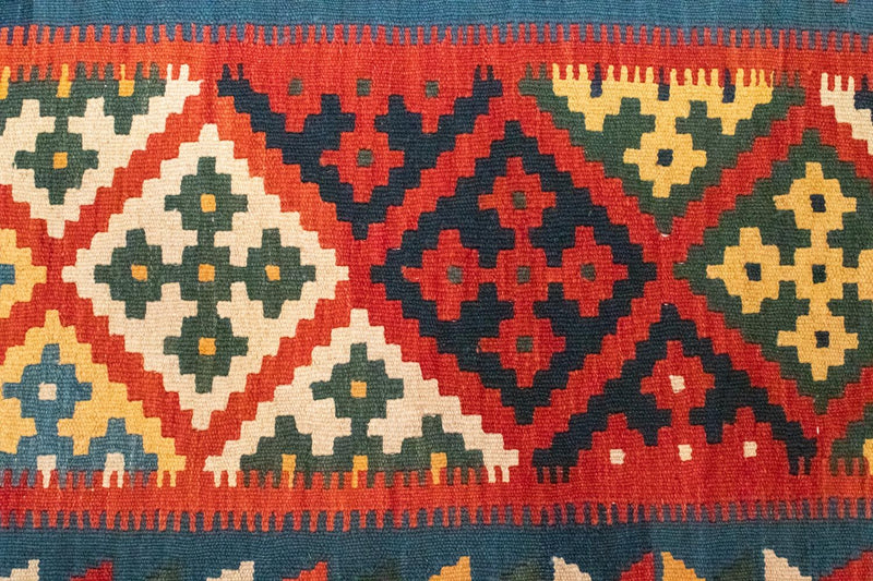 Alfombra Kelim - Oriental - 121 x 81 cm - rojo