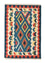 Alfombra Kelim - Oriental - 121 x 80 cm - azul