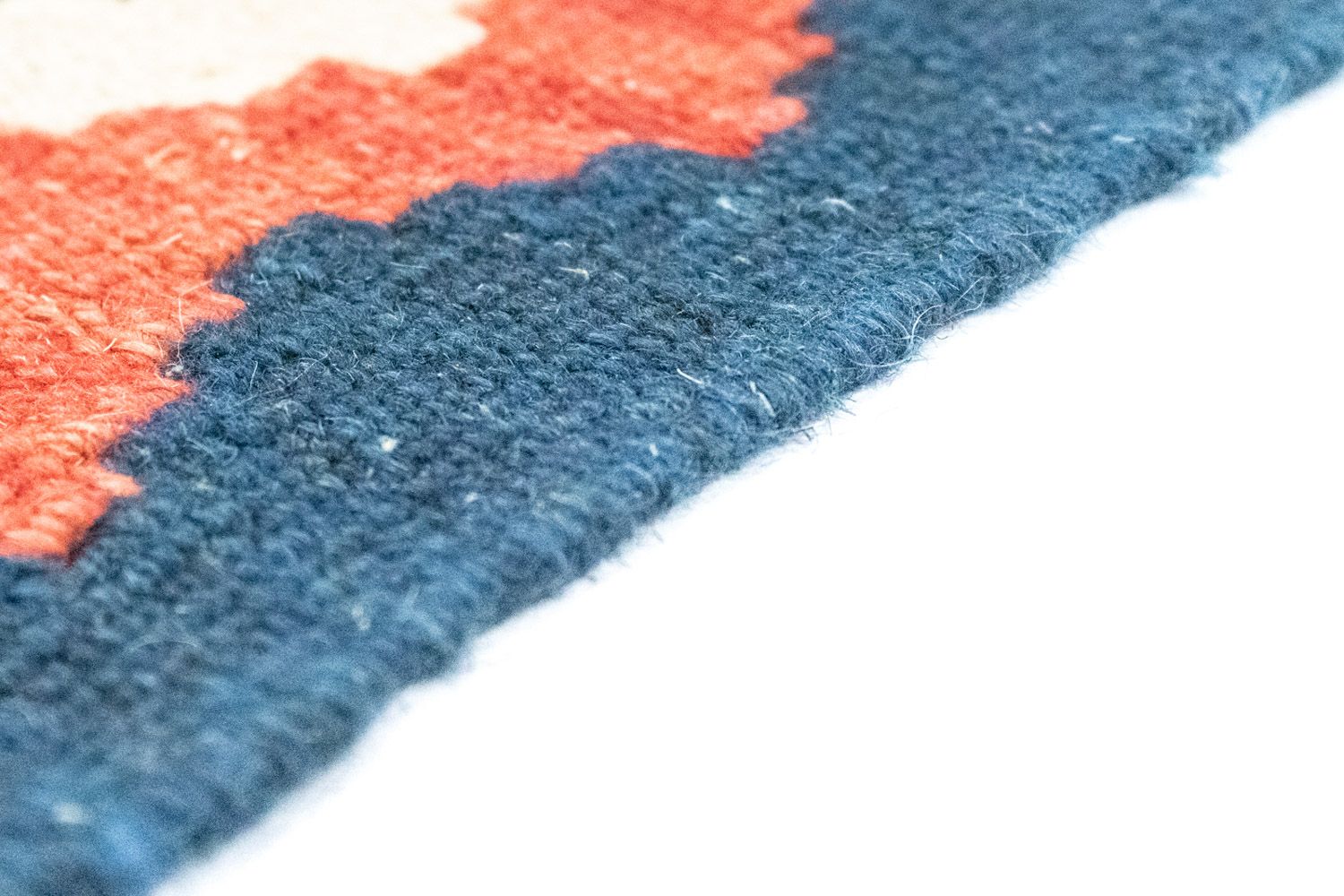 Alfombra Kelim - Oriental - 121 x 80 cm - azul