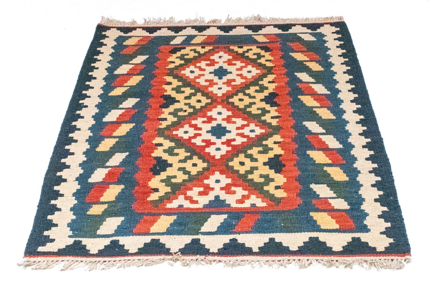 Alfombra Kelim - Oriental - 124 x 80 cm - naranja