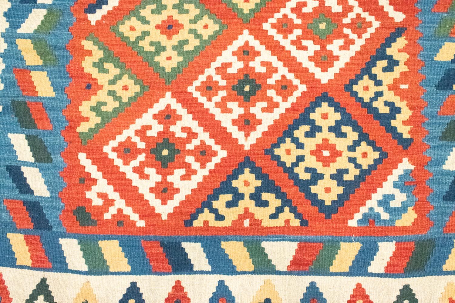 Alfombra Kelim - Oriental - 254 x 170 cm - rojo