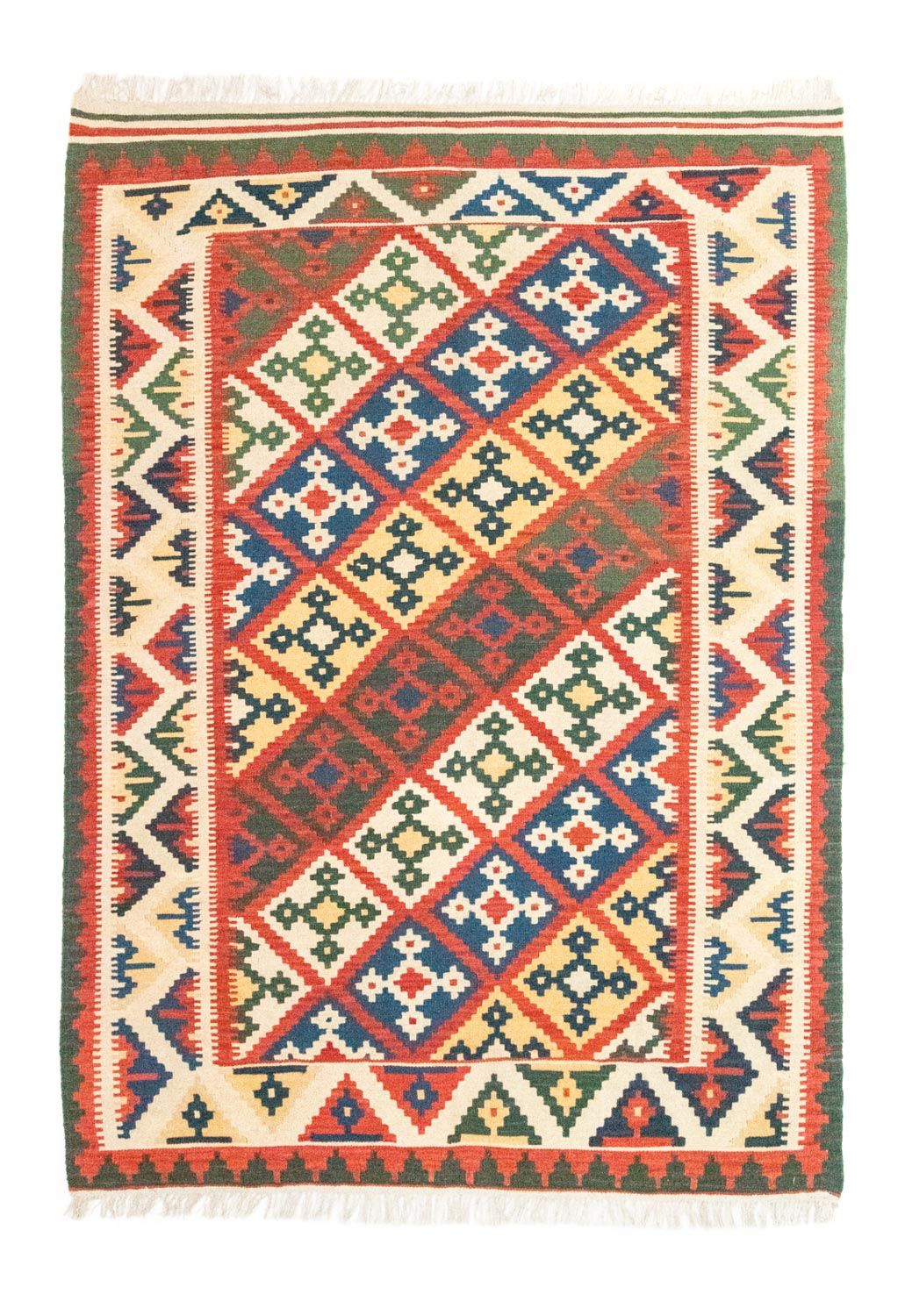 Alfombra Kelim - Oriental - 236 x 170 cm - naranja