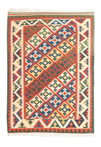 Alfombra Kelim - Oriental - 236 x 170 cm - naranja