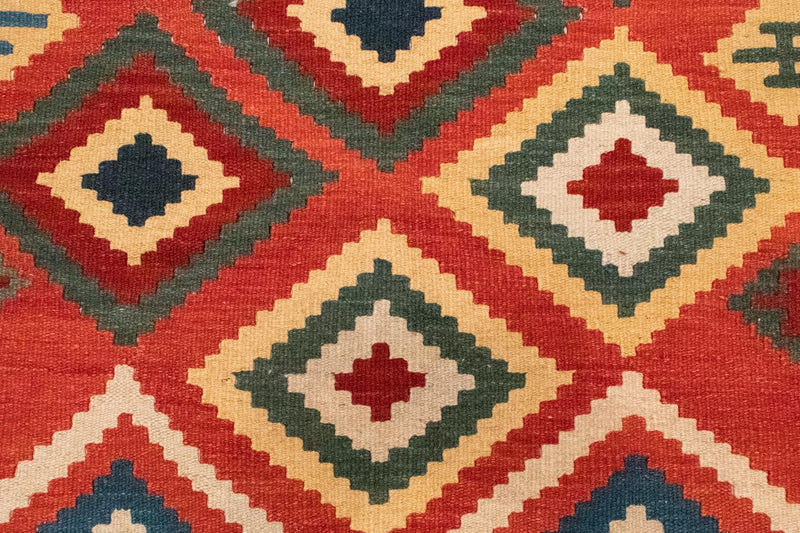 Alfombra Kelim - Oriental - 240 x 170 cm - naranja