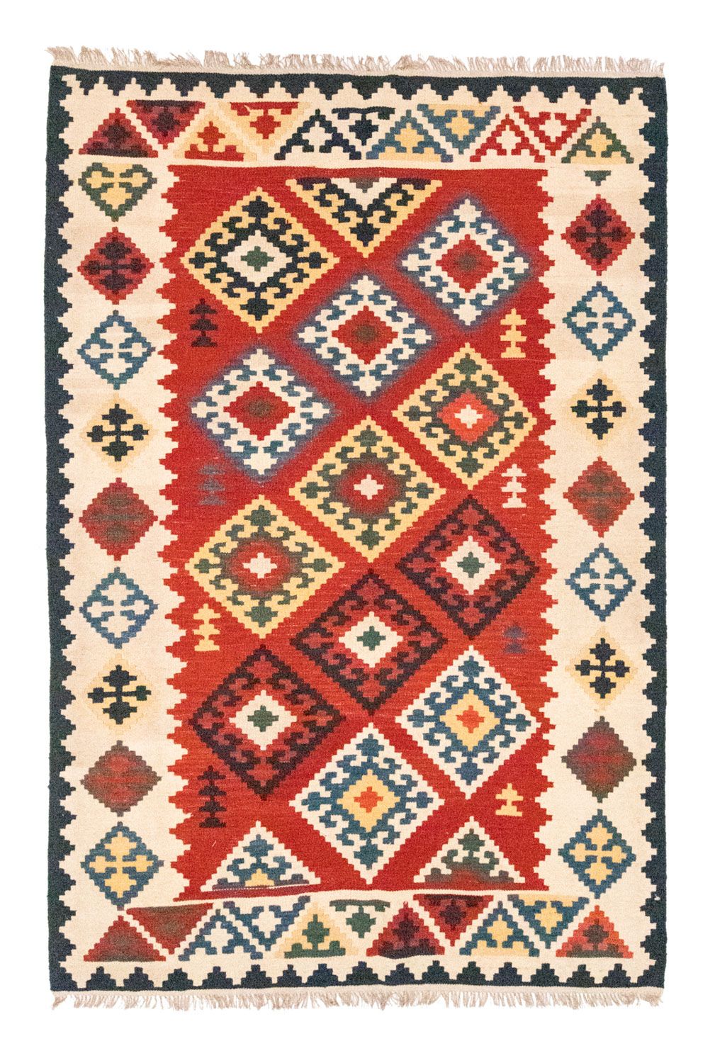 Alfombra Kelim - Oriental - 265 x 175 cm - naranja