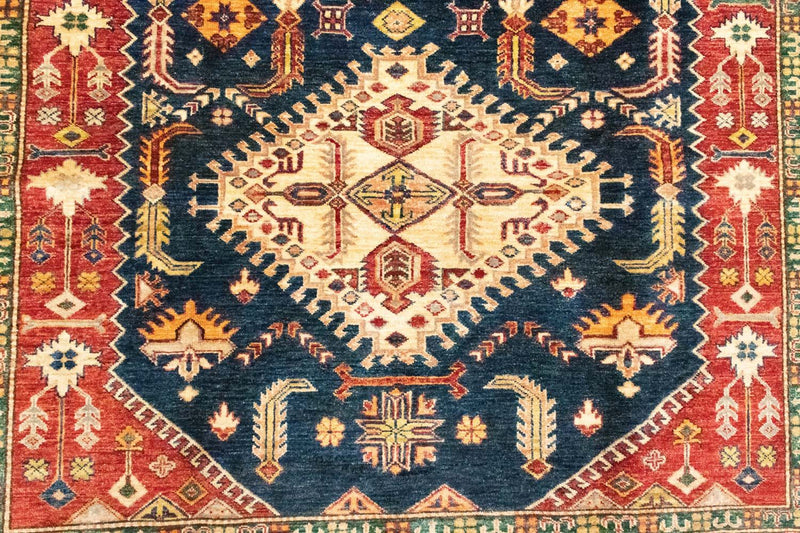 Alfombra Ziegler - Kazak - 297 x 207 cm - azul