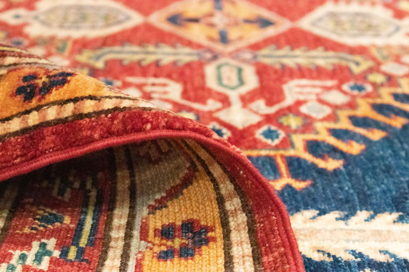 Alfombra Ziegler - Kazak - 297 x 207 cm - azul