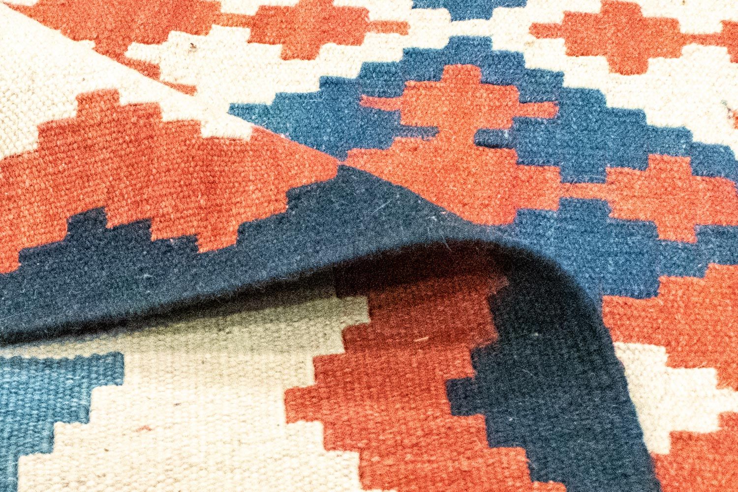 Alfombra Kelim - Oriental - 240 x 185 cm - azul