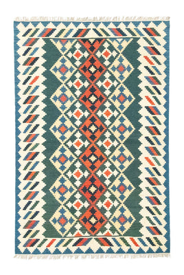 Alfombra Kelim - Oriental - 250 x 165 cm - azul