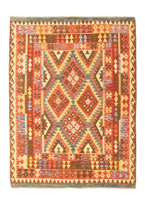 Alfombra Kelim - Oriental - 229 x 174 cm - naranja