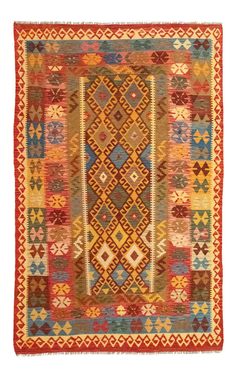 Alfombra Kelim - Oriental - 259 x 161 cm - naranja