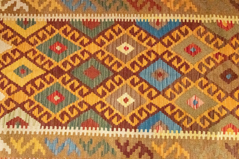 Alfombra Kelim - Oriental - 259 x 161 cm - naranja