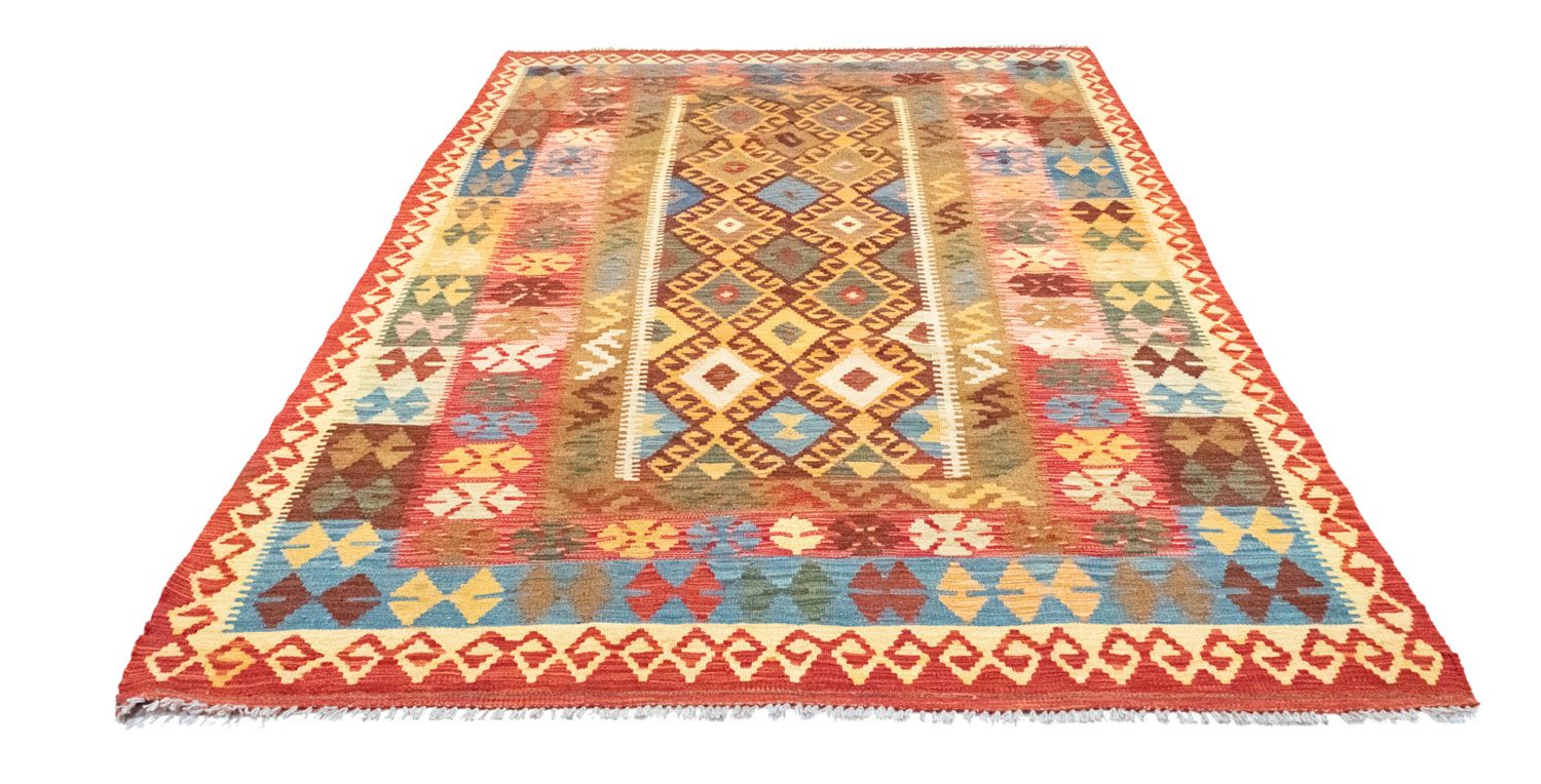 Alfombra Kelim - Oriental - 259 x 161 cm - naranja
