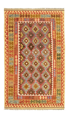 Alfombra Kelim - Oriental - 255 x 153 cm - naranja