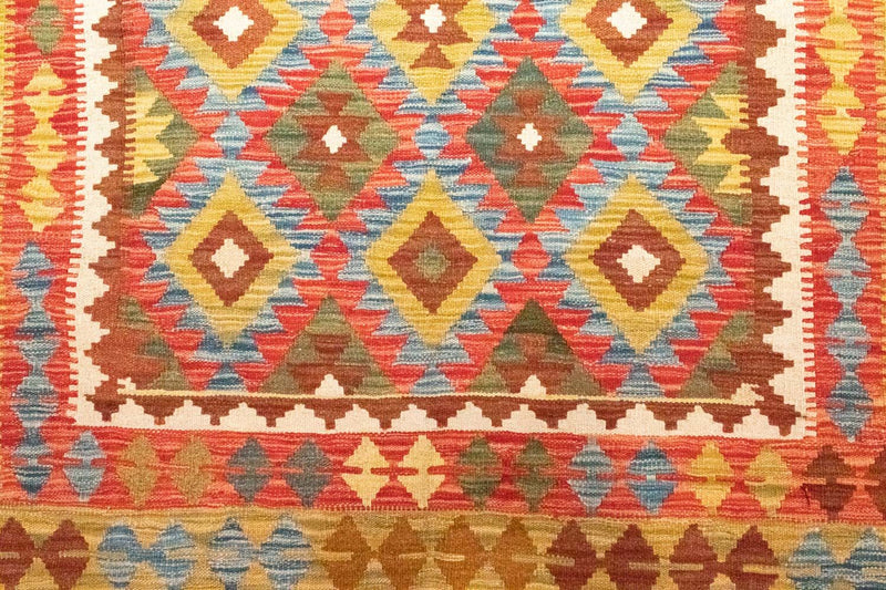 Alfombra Kelim - Oriental - 255 x 153 cm - naranja