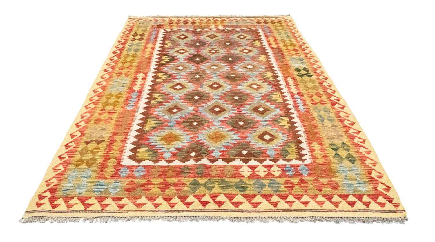 Alfombra Kelim - Oriental - 255 x 153 cm - naranja