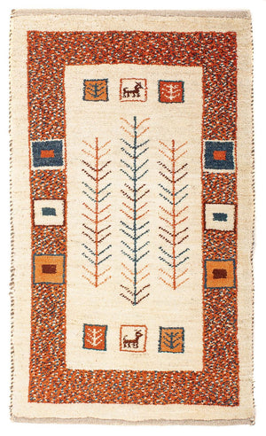 Alfombra Gabbeh - Persa - 102 x 57 cm - beige
