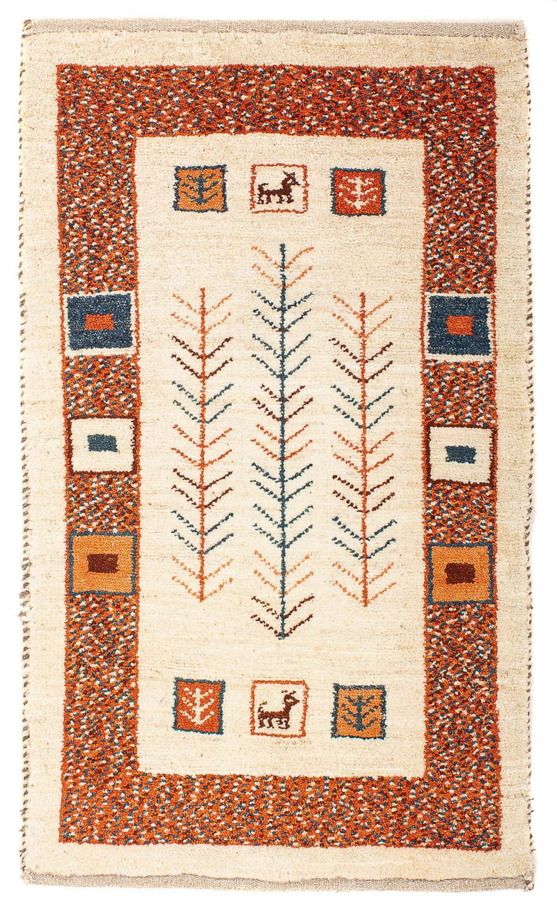 Alfombra Gabbeh - Persa - 102 x 57 cm - beige