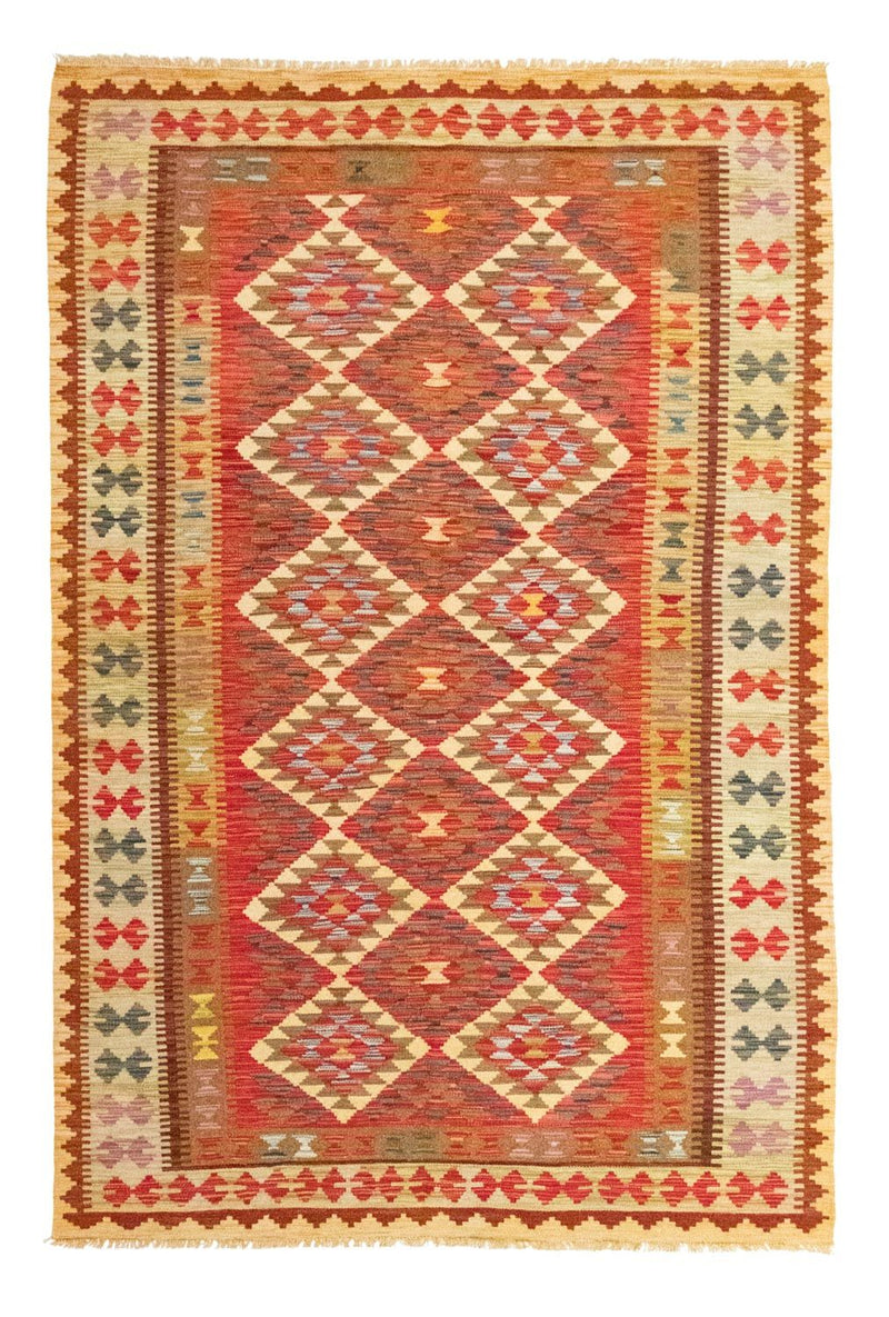 Alfombra Kelim - Oriental - 242 x 156 cm - naranja