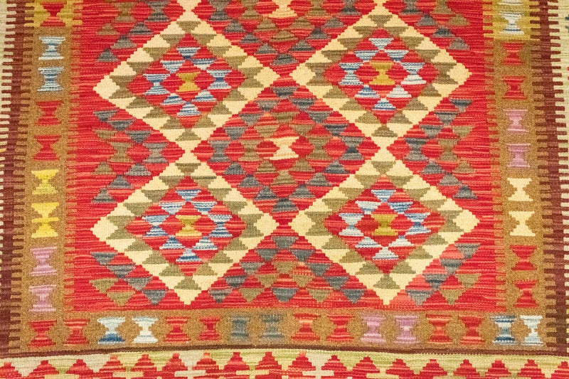 Alfombra Kelim - Oriental - 242 x 156 cm - naranja