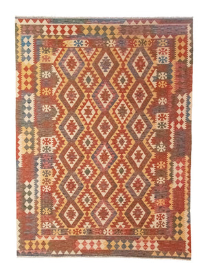 Alfombra Kelim - Oriental - 287 x 201 cm - marrón