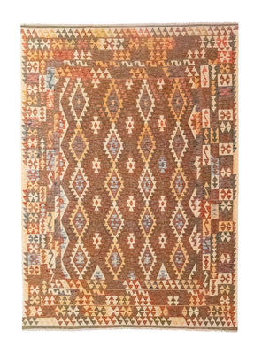 Alfombra Kelim - Oriental - 295 x 202 cm - marrón