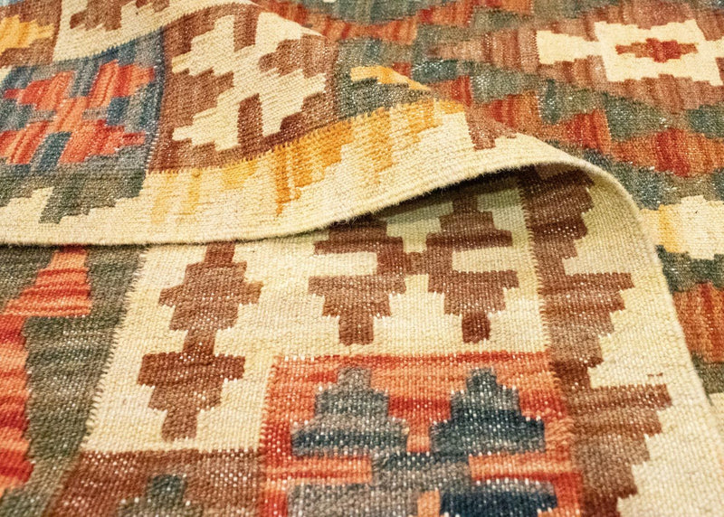 Alfombra Kelim - Oriental - 295 x 202 cm - marrón