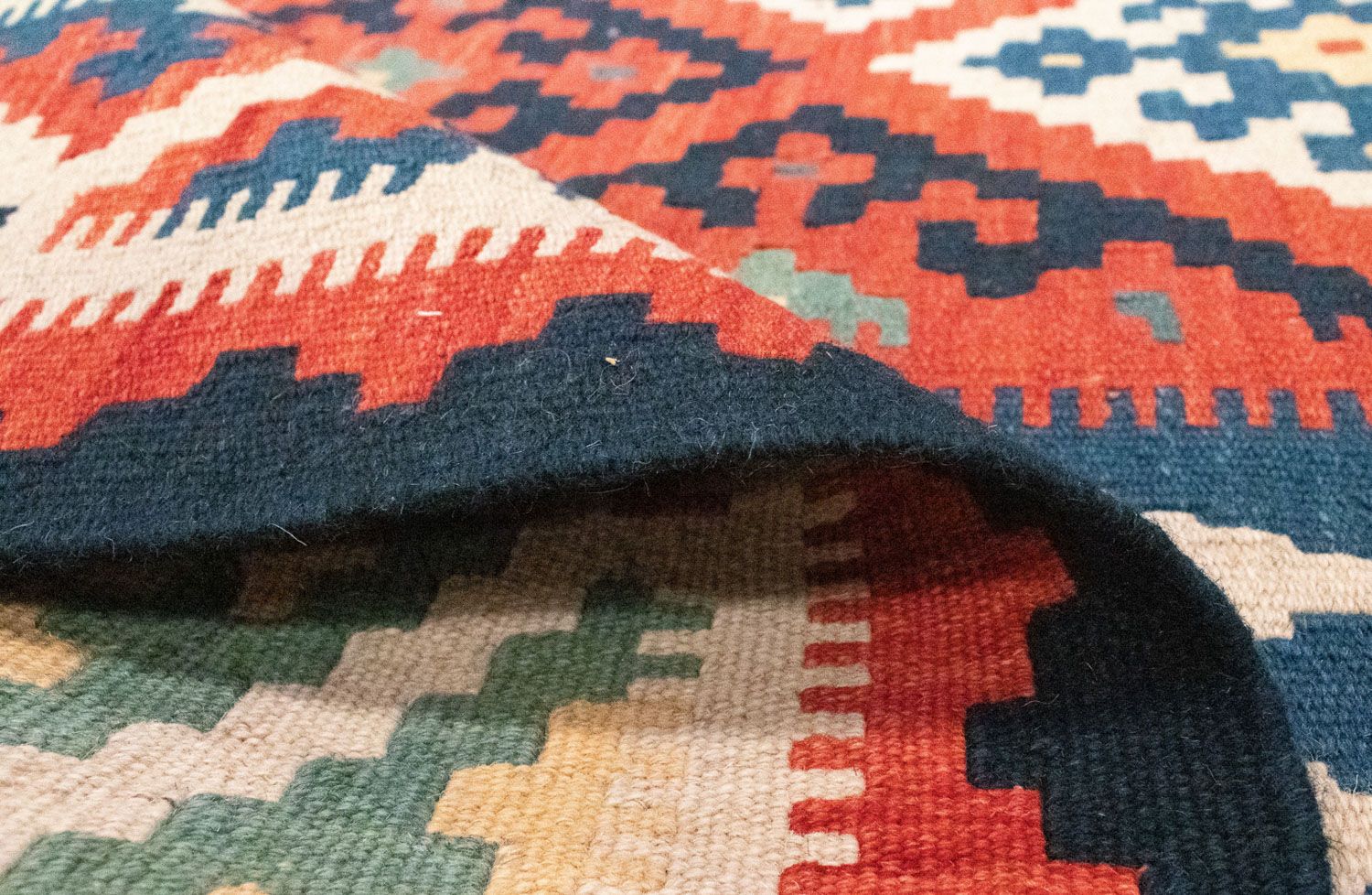 Alfombra Kelim - Oriental - 297 x 202 cm - naranja