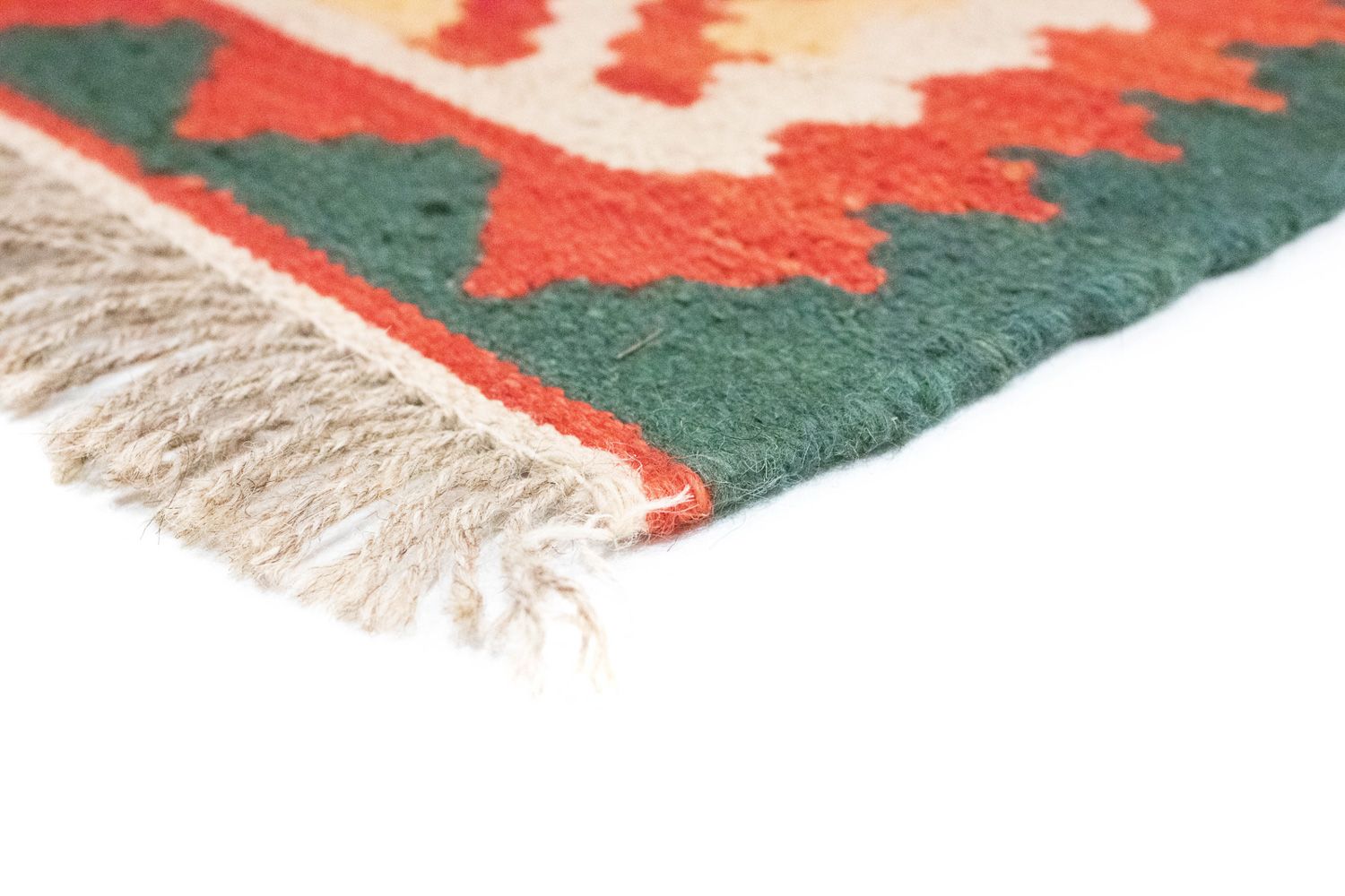 Alfombra Kelim - Oriental - 300 x 208 cm - naranja