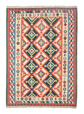Alfombra Kelim - Oriental - 300 x 205 cm - naranja
