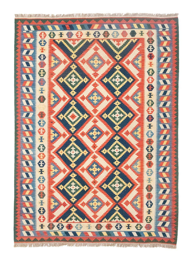 Alfombra Kelim - Oriental - 300 x 205 cm - naranja