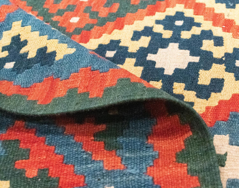 Alfombra Kelim - Oriental - 297 x 207 cm - naranja