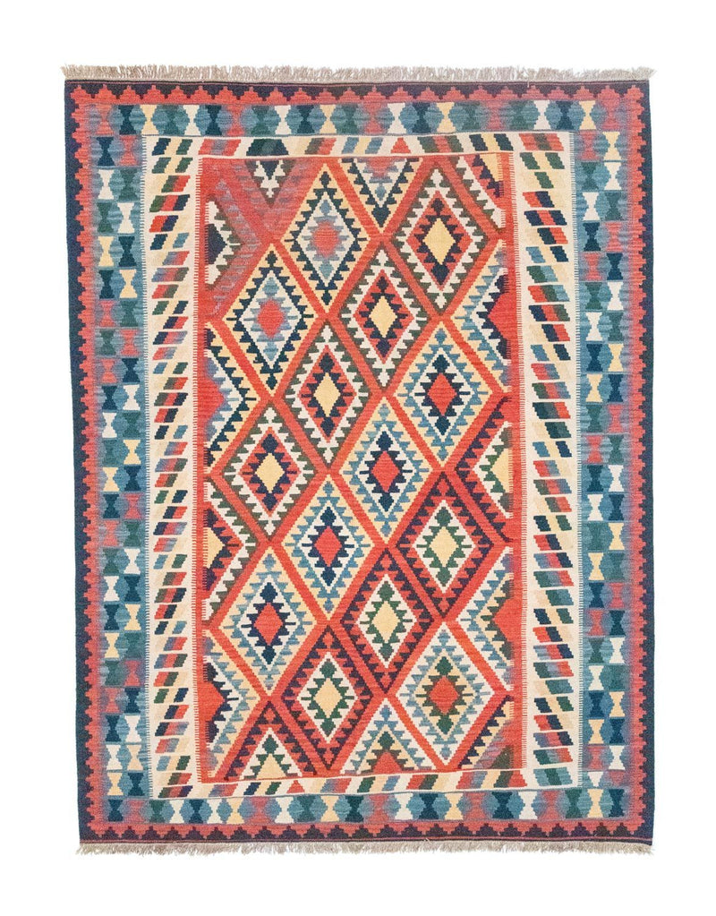 Alfombra Kelim - Oriental - 293 x 205 cm - naranja