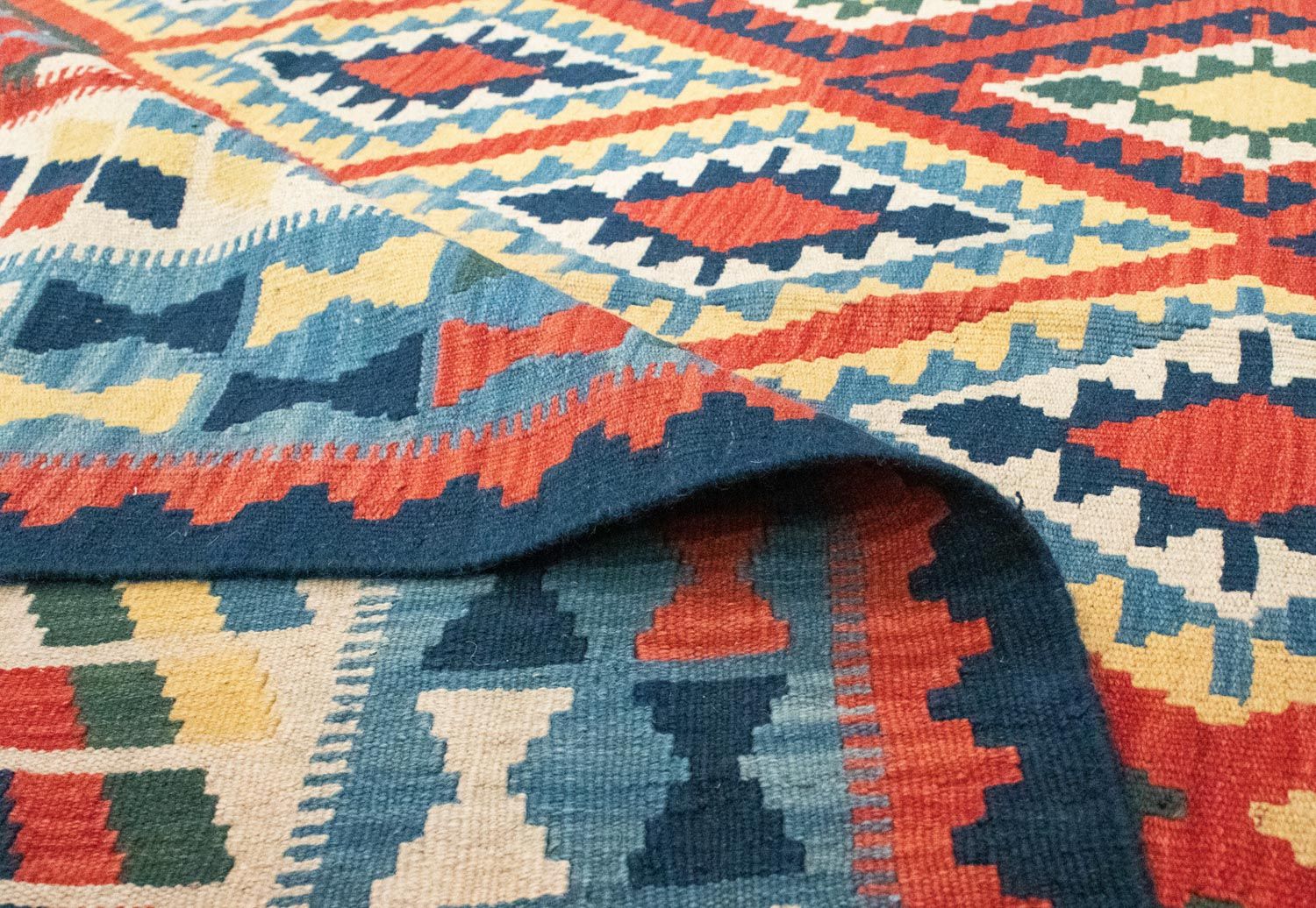 Alfombra Kelim - Oriental - 293 x 205 cm - naranja