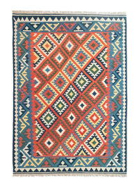 Alfombra Kelim - Oriental - 300 x 204 cm - naranja