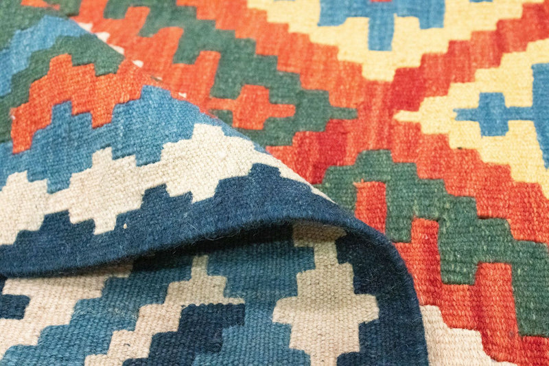 Alfombra Kelim - Oriental - 300 x 204 cm - naranja