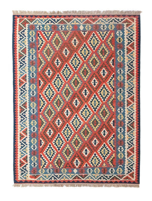 Alfombra Kelim - Oriental - 290 x 211 cm - rojo
