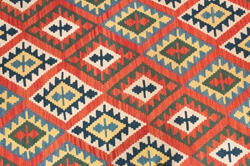 Alfombra Kelim - Oriental - 290 x 211 cm - rojo