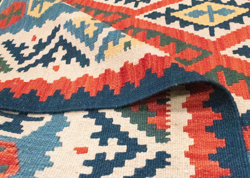 Alfombra Kelim - Oriental - 290 x 211 cm - rojo